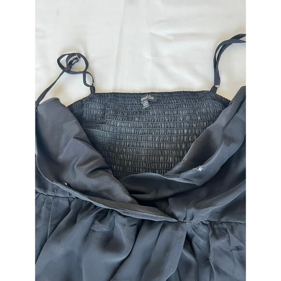 Amellia dress women’s size medium black flowy adjustable strap with pockets - Picture 5 of 10